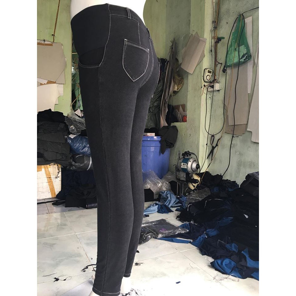 Quần bầu legging - Bò thật siêu mềm