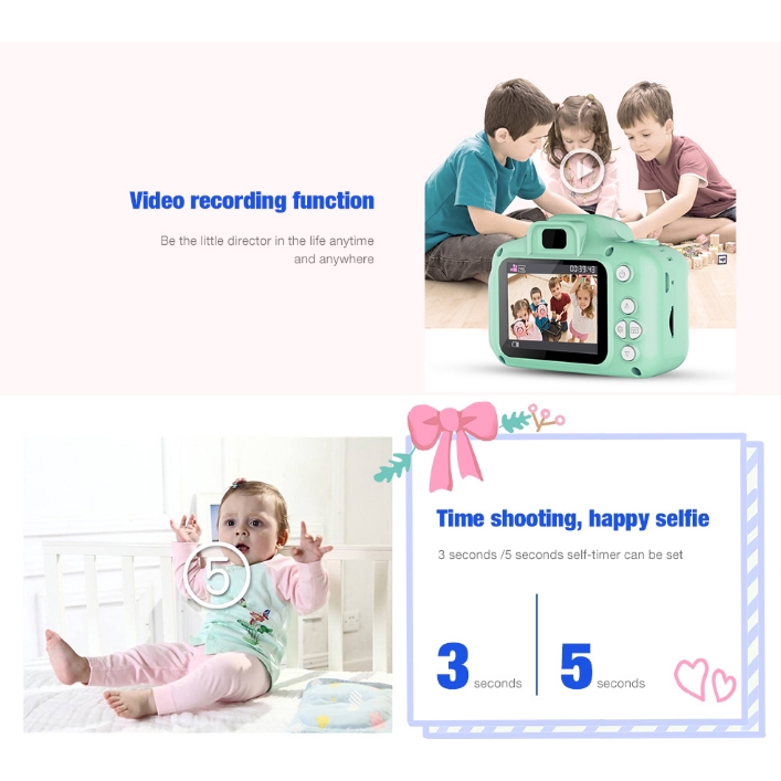 Máy Ảnh Kỹ Thuật Số Mini Cho Bé | BigBuy360 - bigbuy360.vn