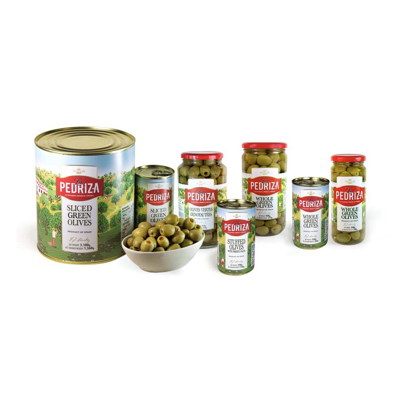 Quả oliu xanh nguyên trái có hạt 3kg La Pedriza