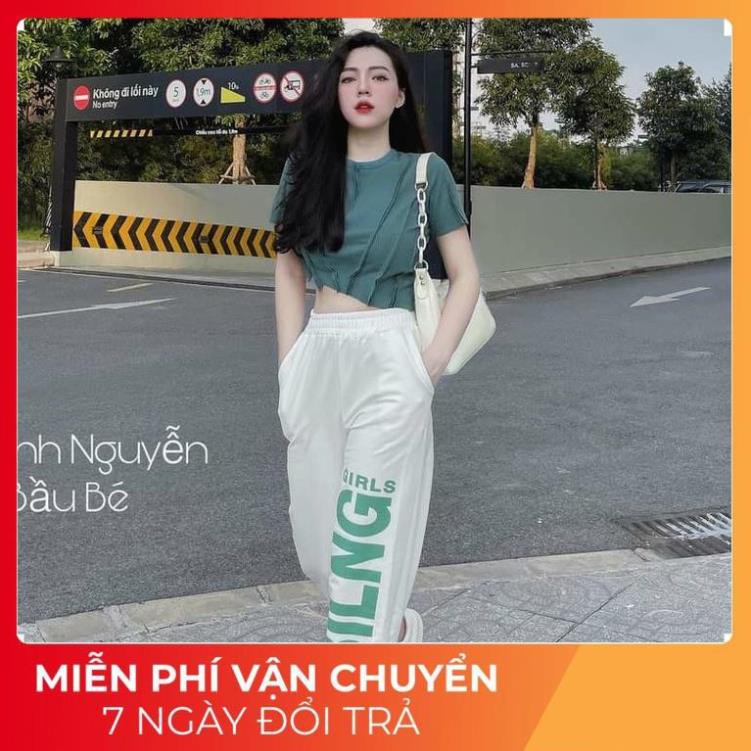 [ 𝐅𝐑𝐄𝐄 𝐒𝐇𝐈𝐏 ] Set Croptop Thể Thao Quần Boom Xanh