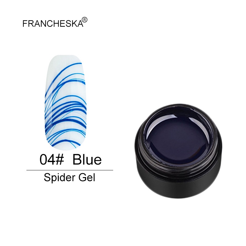 Francheska Sơn Móng Tay Spider Gel Căng Vẽ Keo Siêu Mạnh Mẽ Stretch Nhật Bản Vẽ Keo Sơn Keo Móng Tay Móng Tay Nghệ Thuật Nhanh Chóng giao hàng