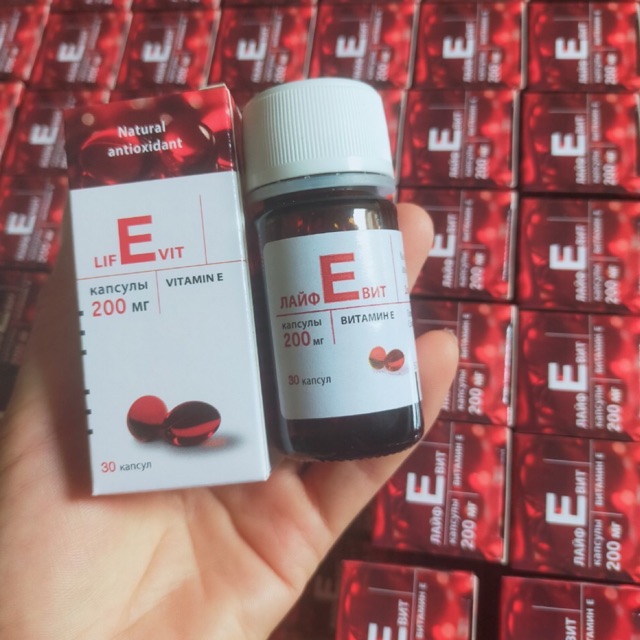 Vitamin E Zentiva 200 mr- Vitamin E đỏ của Nga