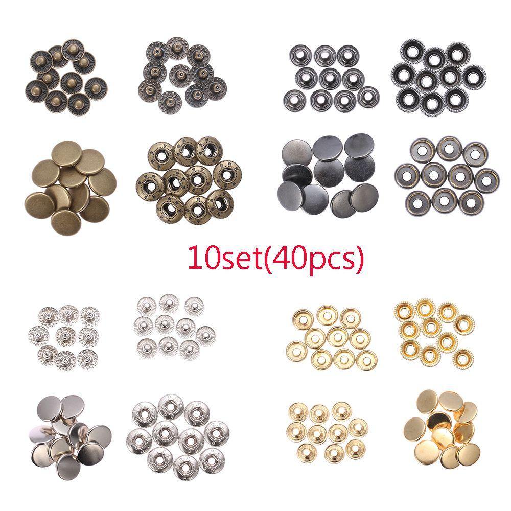 ORIENTLII 10 Set (40 Nút Bấm) Sổ Tay Diy
