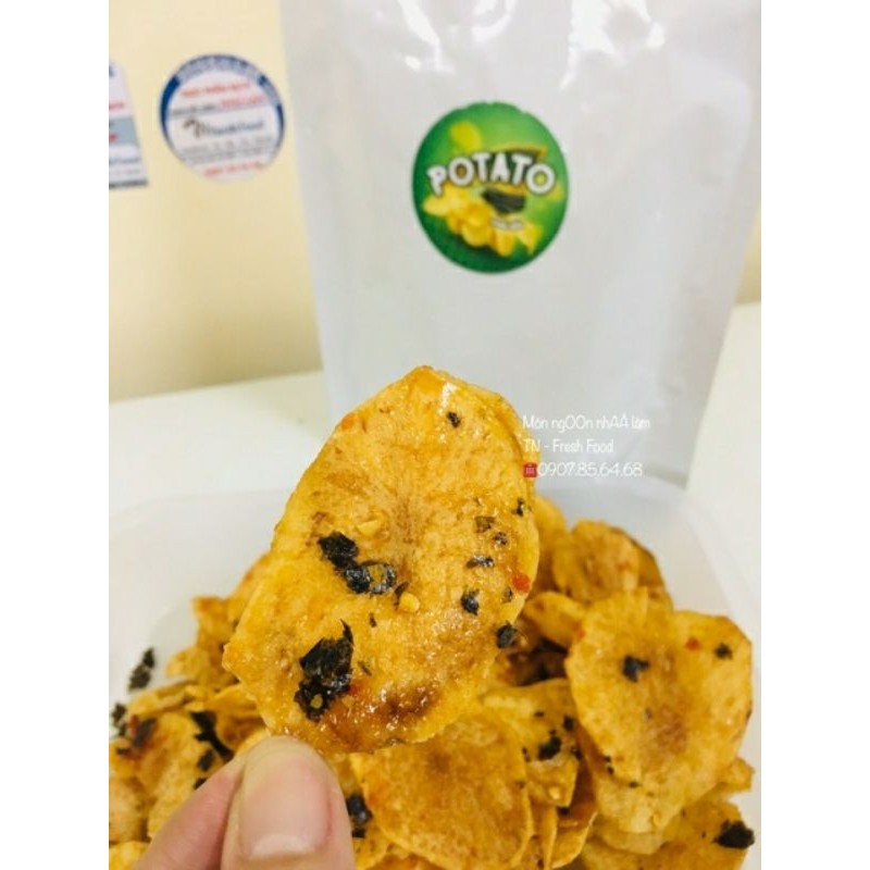 300gr khoai tây lắc rong biển