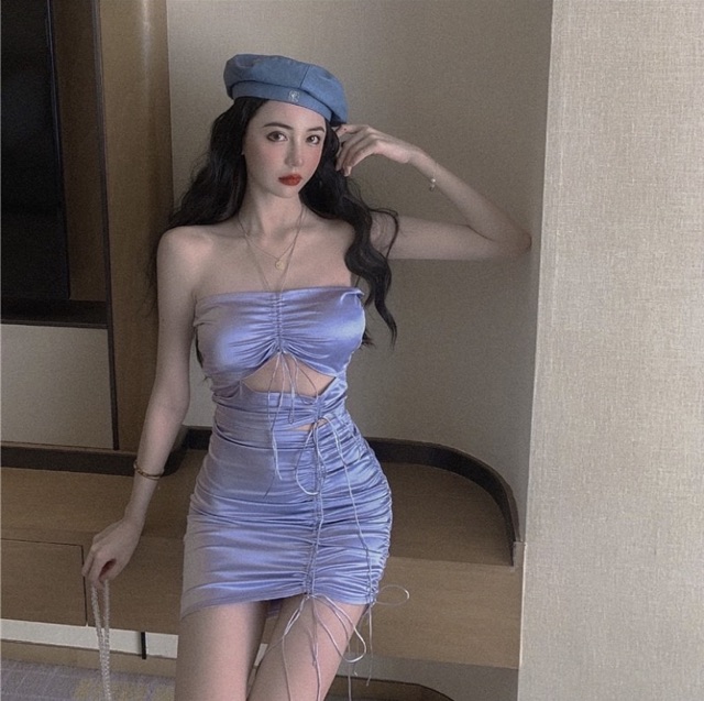 ADORABLE ĐẦM TÍM SILVER BUỘC LƯNG 🥰🥰🥰