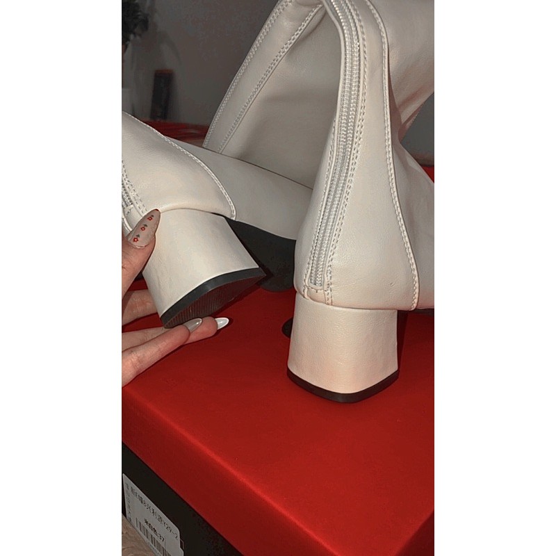 HÀNG ORDER BỐT ĐÙI QC CAO CẤP FULL BOX.Da PU Lì Mịn