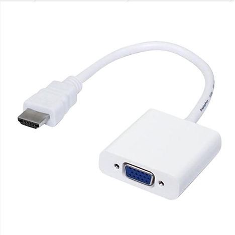 Cáp chuyển đổi HDMI sang VGA, Display ra HDMI- Bộ đầu chuyển cổng HDMI ra VGA giắc HDMI to VGA