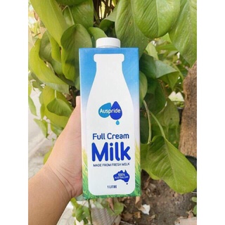 Sữa tươi nguyên kem Auspade Úc full cream milk Hộp 1L hsd t11/t12/21