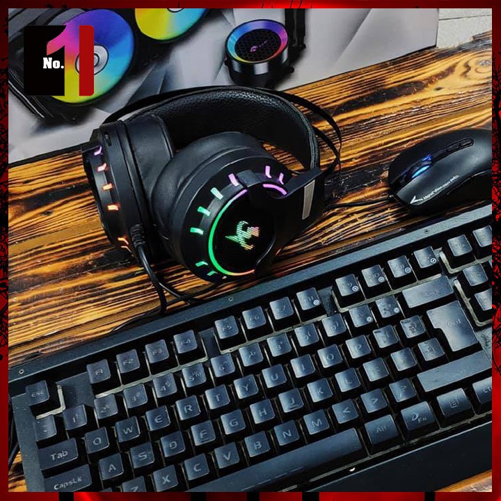 Tai Nghe Gaming Chụp Tai Headphone Có Dây SIMETECH METAL Tai Nghe Game Thủ Máy Vi Tính Laptop Pc