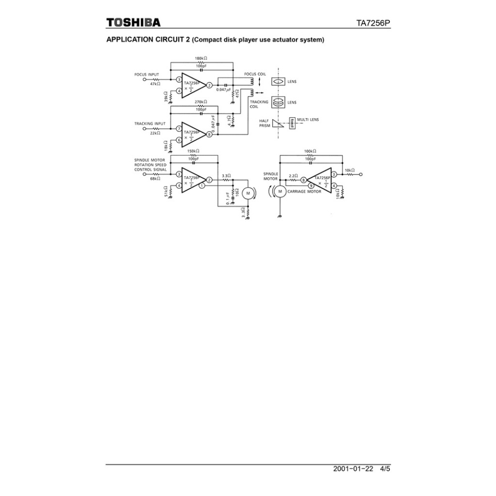 IC khuếch đại TA7256P