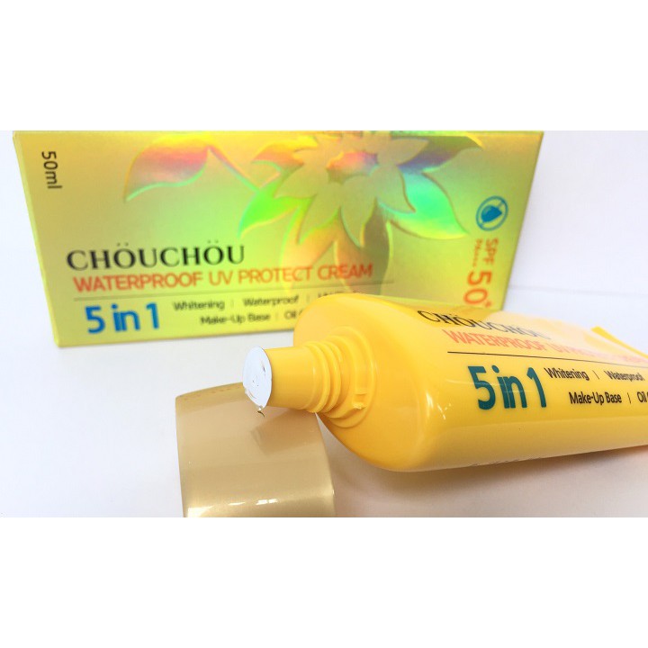 Kem chống nắng Chou Chou Waterproof UV Protect Cream SPF50+ PA+++50ml