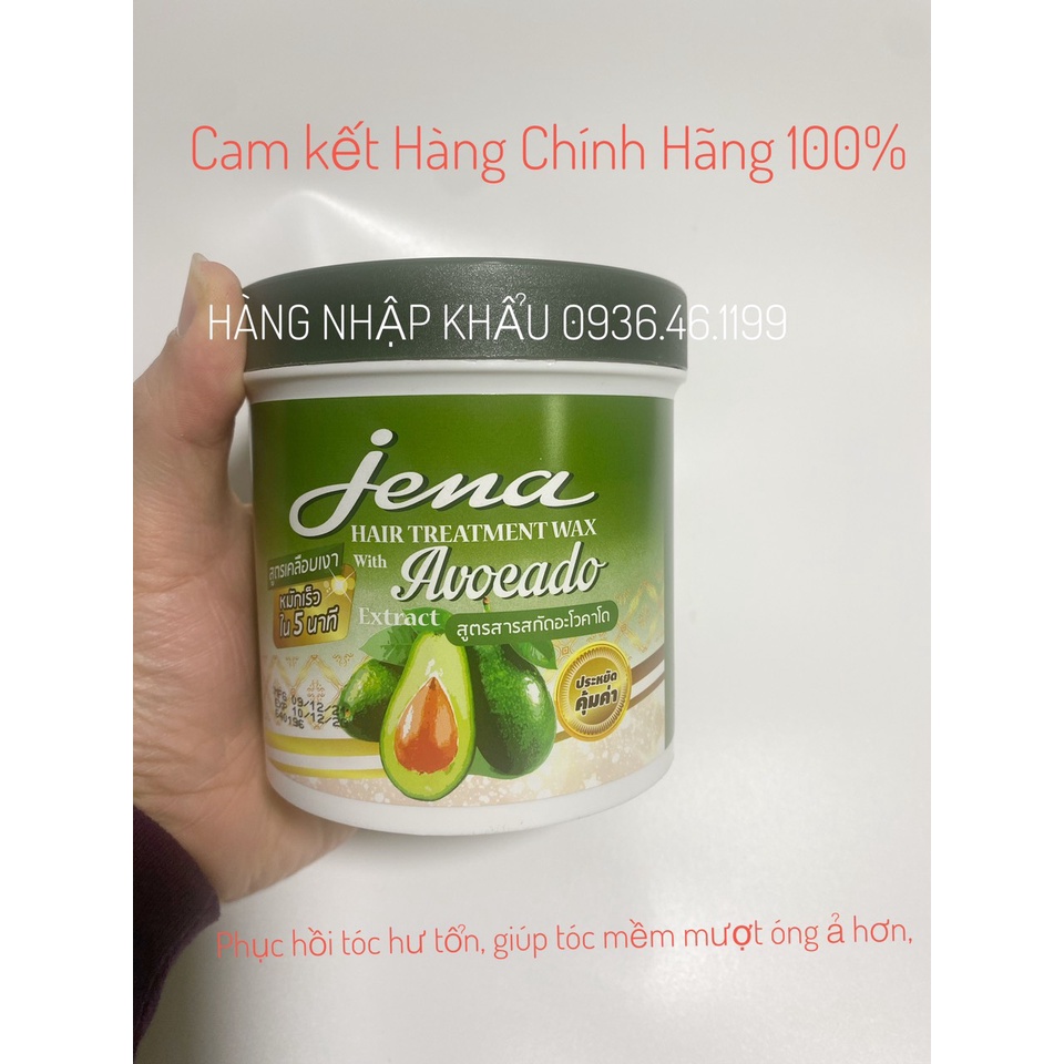 Kem Ủ Tóc Bơ Già Jena Hair Treatment Wax Thái Lan 500ml Siêu Mềm Mượt, Giảm Hư Tổn tóc