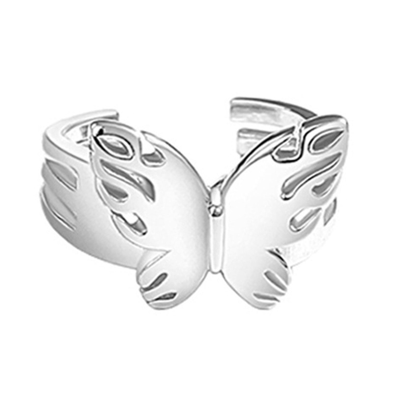 Bông Tai Dạng Kẹp Hình Bướm Rỗng Nhỏ Hữu Ích Sáng Tạo