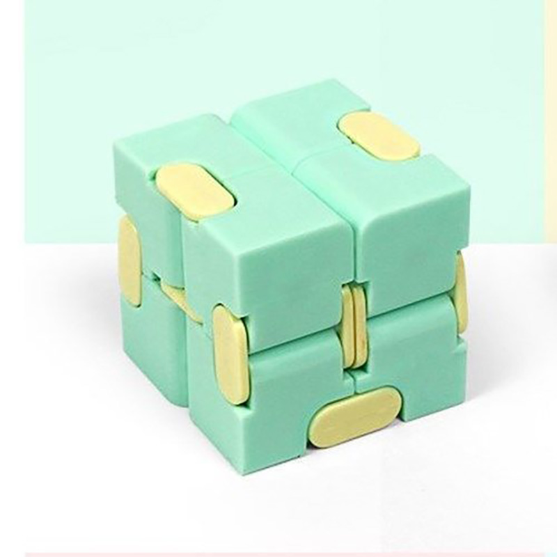 Children Adult Decompression Toy Infinity Magic Cube Square Puzzle Toys Relieve Stress Funny Hand Game Four Corner Maze