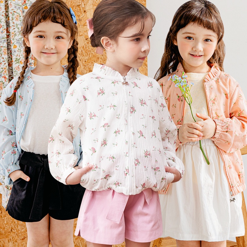 Áo khoác mỏng Bebezoo cho bé gái BEB2OT101