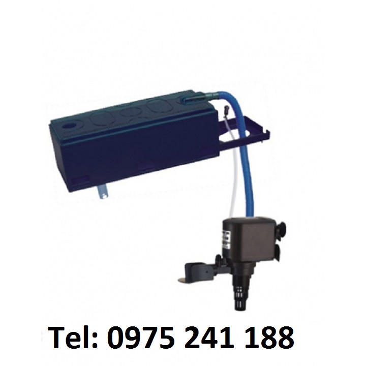 (TẶNG BÔNG LỌC) Máy lọc máng RS 9900, ba trong một, hiệu năng cao, 30W, phù hợp cho bể dài 1 - 1.2m
