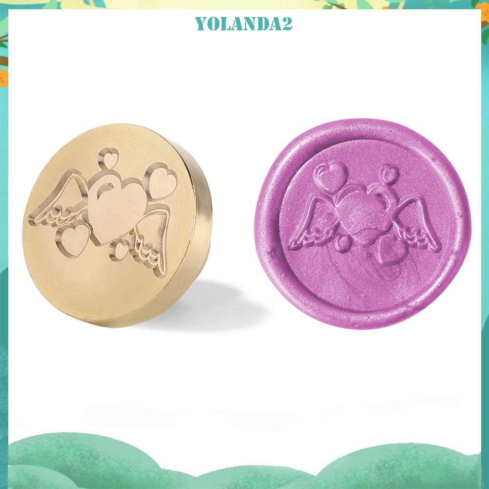 Đầu con dấu ấn sáp dán thiệp cưới phong cách cổ điển