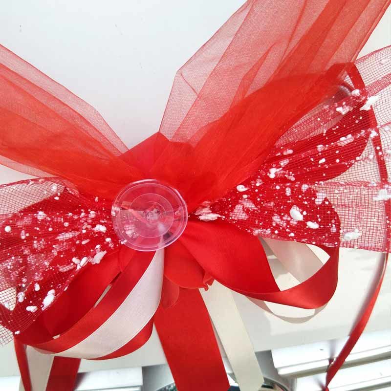 Bộ Hoa Hồng Giả Trang Trí Xe Hơi Đám Cưới