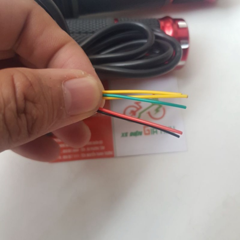 TAY GA 1 NÚT KÈN MÀU TAY GA XE ĐẠP ĐIỆN XE ĐIỆN HUY