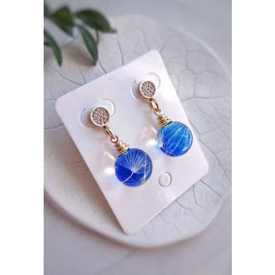 Hoa bồ công anh khô dùng trong trang trí resin handmade, hoa cưới bồ công anh