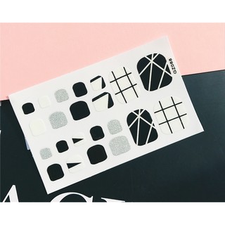 Miếng dán móng chân - Nail Wraps (22 miếng dán khô)