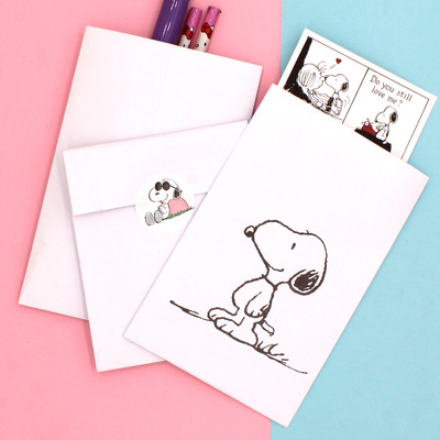 Túi giấy đựng đồ dùng in họa tiết hoạt hình đơn giản dễ thương