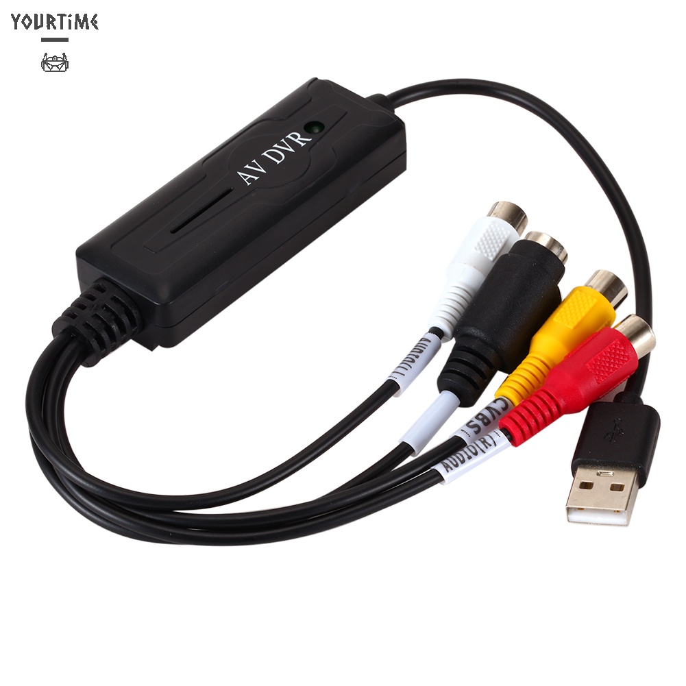 Bộ chuyển đổi USB 2.0 AV S RCA cho DV/Hi8/VHS TV DVD