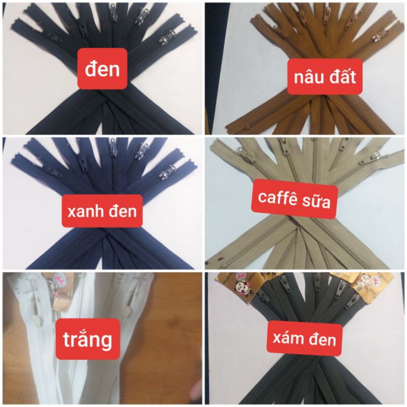6-12 sợi Dây kéo quần tây HKK