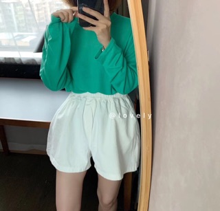 Quần short thô basic