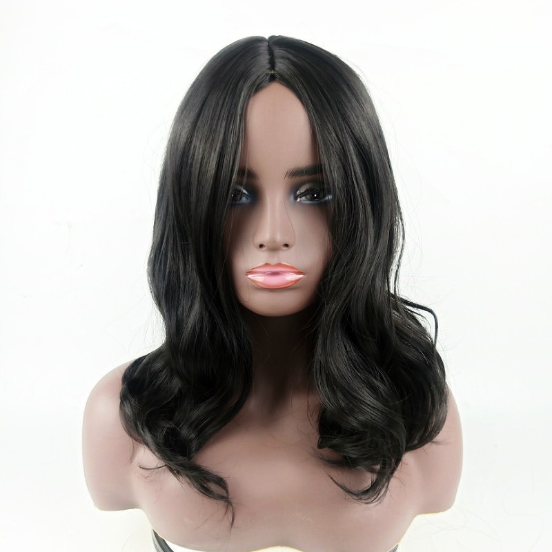 Bộ Tóc Giả Dài Uốn Xoăn Nhuộm Màu Thời Trang Cho Nữ