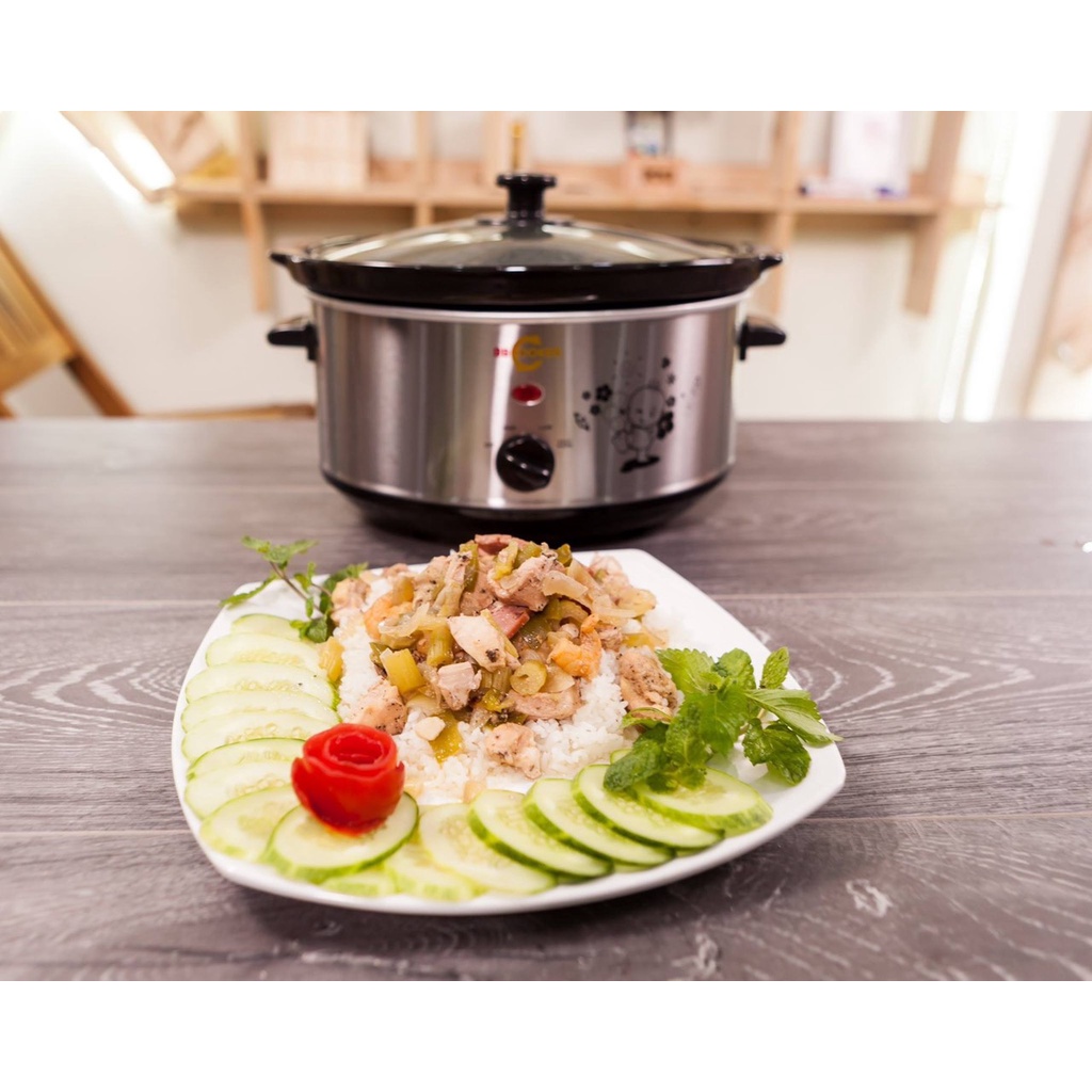 Nồi nấu cháo chậm đa năng Hàn Quốc BB cooker 1,5L, 2,5L, 3,5L -HÀNG CHÍNH HÃNG