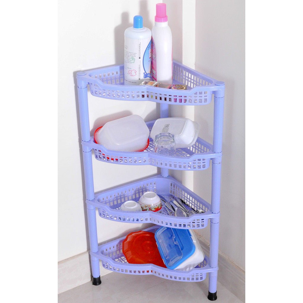 Kệ tam giác 4 tầng Hiệp Thành Plastic-316/4 (4 tầng): 49.0 x 3.50 x H 85.cm
