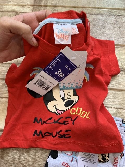 Bộ cộc cho Bé Trai Hình Mickey xuất dư xịn
