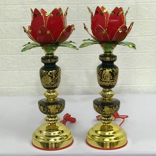 Đèn thờ điện hoa sen