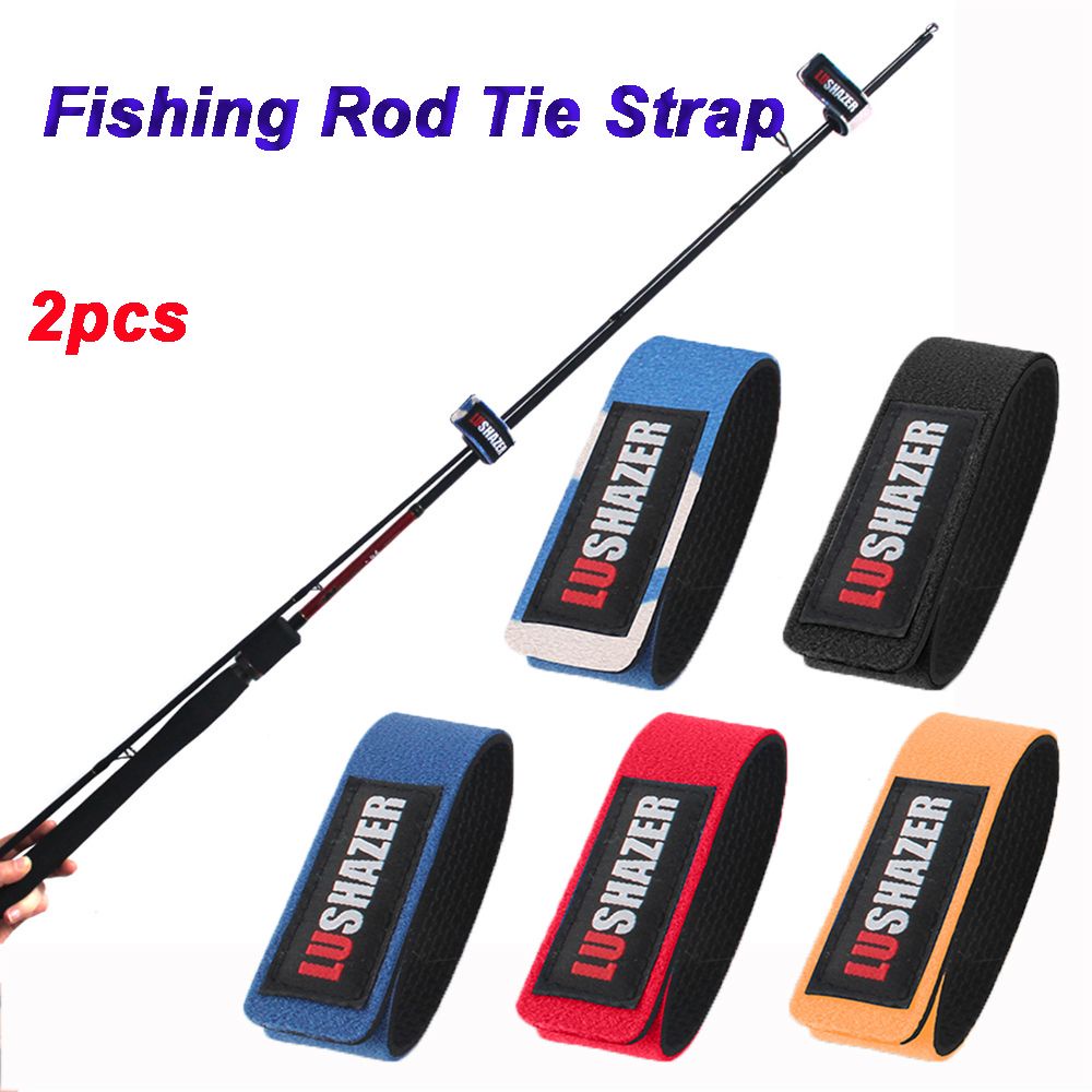 Set 2 dây đai co giãn buộc cần câu cá tiện dụng