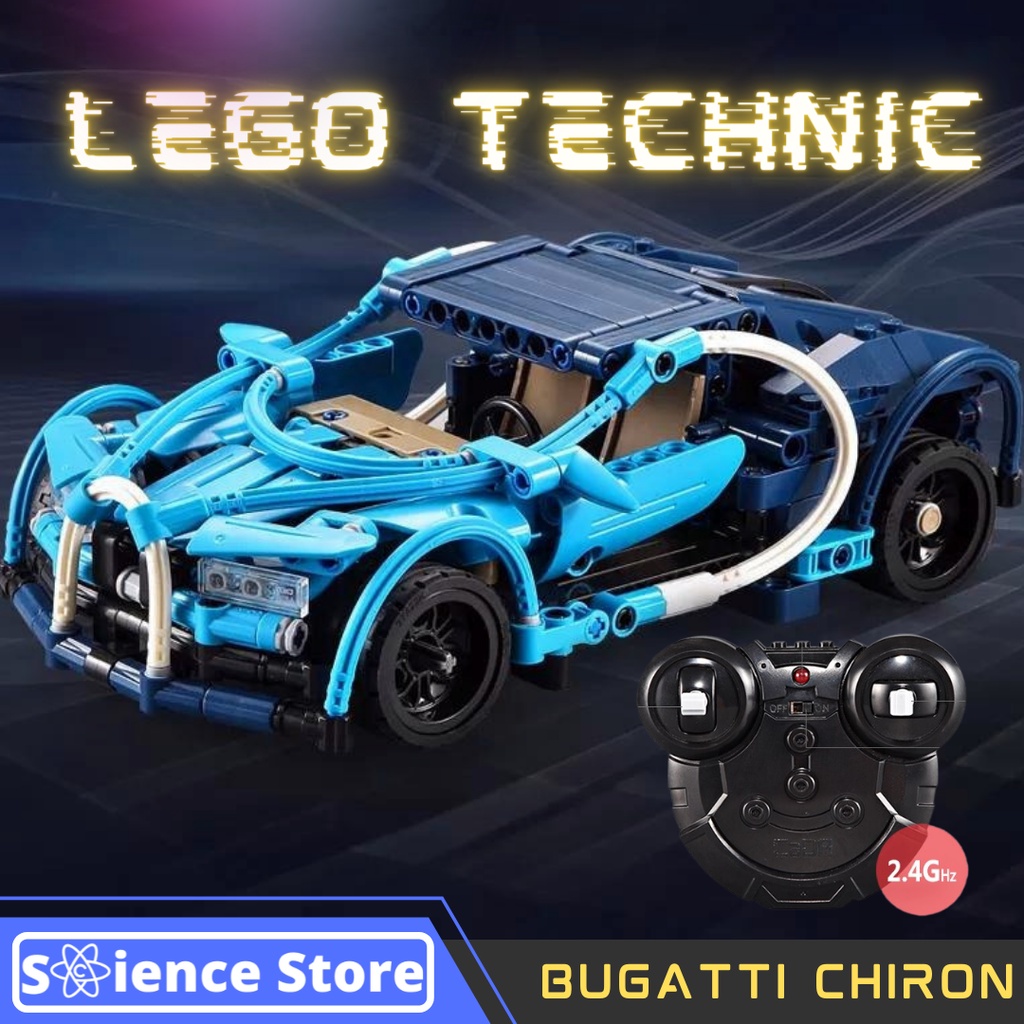 Lego Technic xe điều kiển từ xa Bugatti Chiron | CaDA – C51053W (419 Chi Tiết)