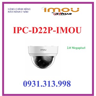 Camera IP Dome hồng ngoại không dây 2.0 Megapixel DAHUA IPC-D22P-IMOU