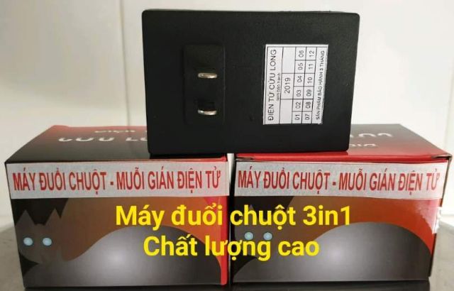 Máy đuổi chuột và côn trùng 3in1 hiệu quả cao