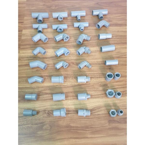 Ống nước và phụ kiện ống nước nhựa PVC Bình Minh phi 21 và phi 27  - Điện nước gia dụng Hoàng Kim