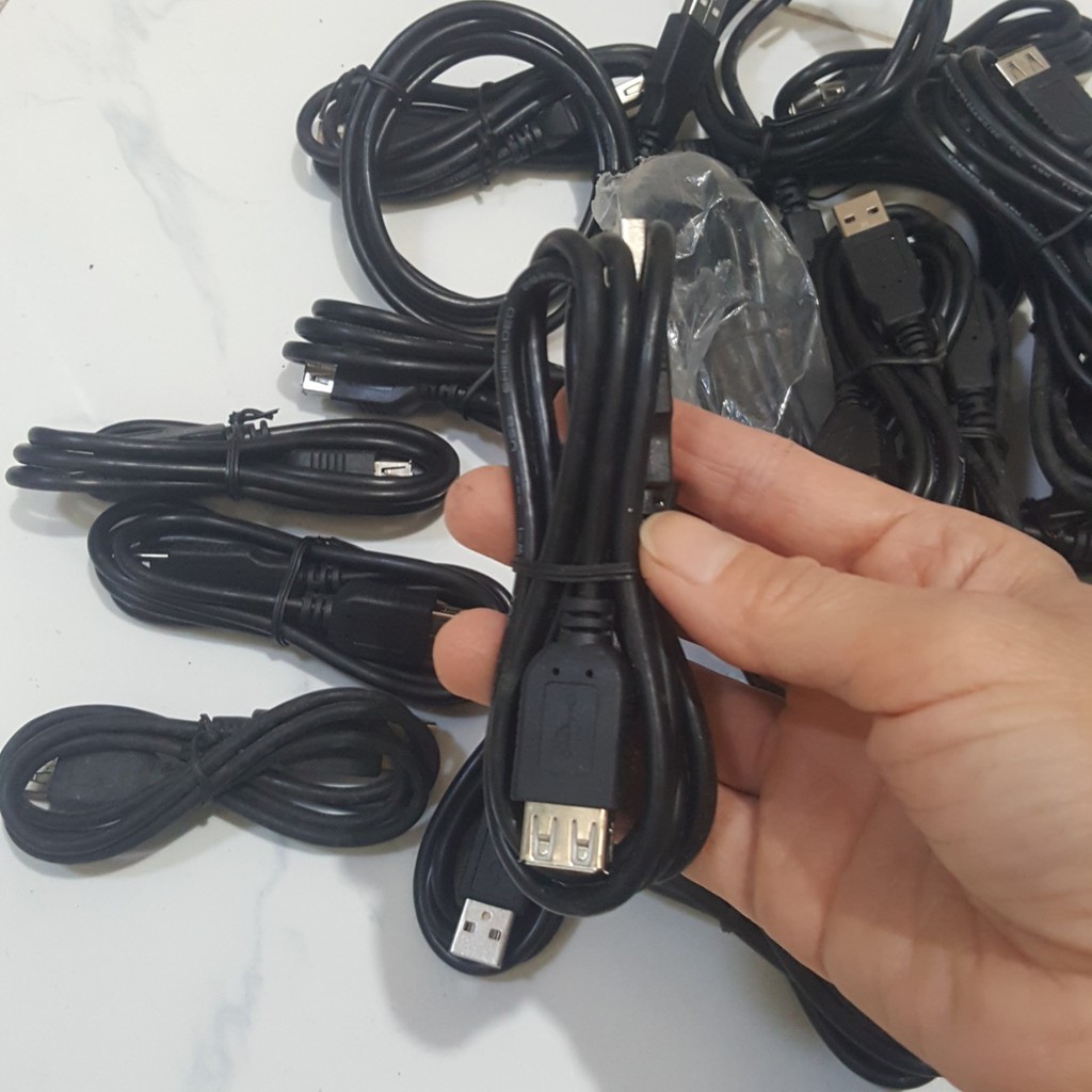DÂY USB NỐI DÀI 1M ĐEN - Hàng Chính Hãng
