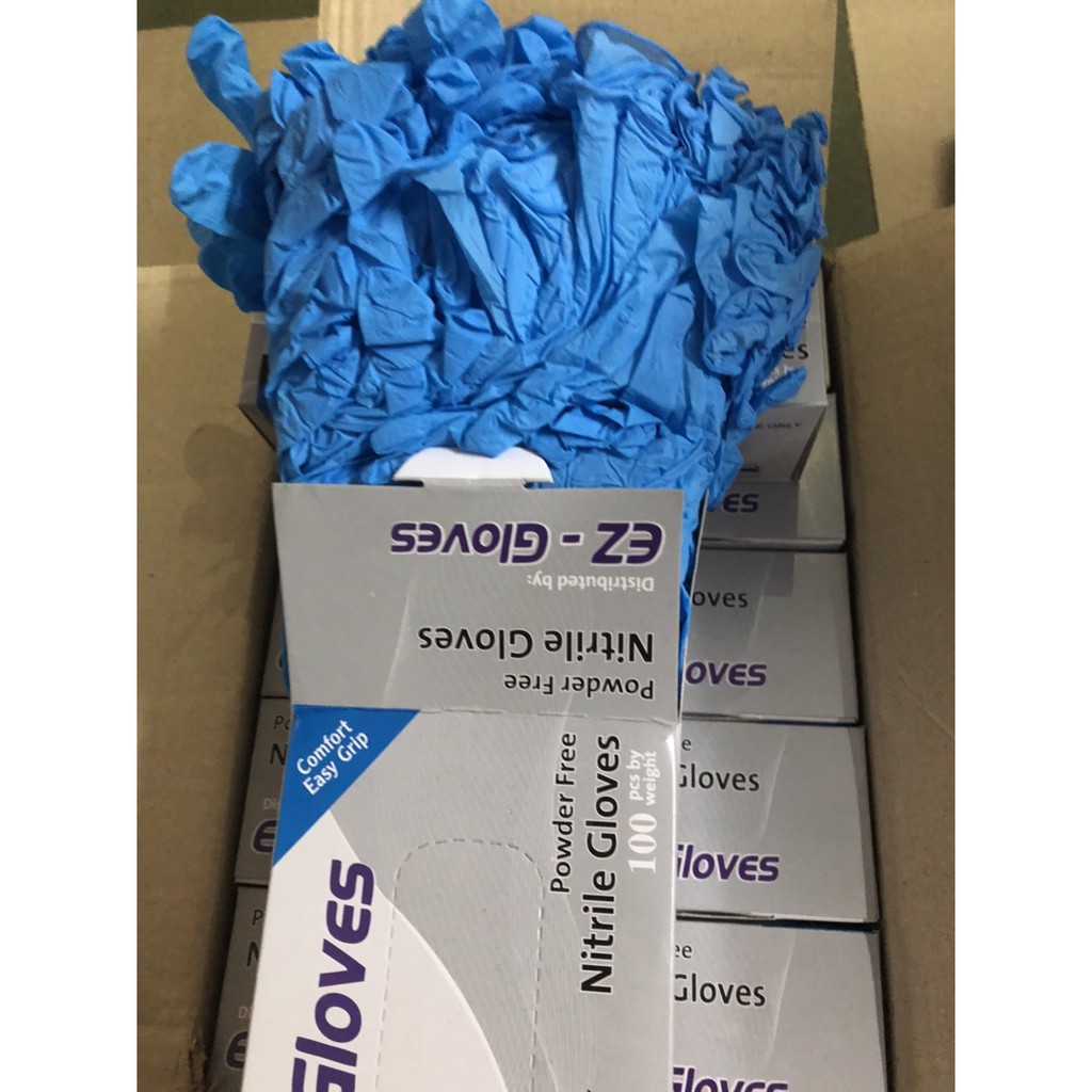 Găng tay y tế không bột Nitrile EZ Gloves - 100 cái
