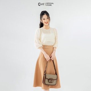 Chân váy xoè cạp 3 cúc CCHAT