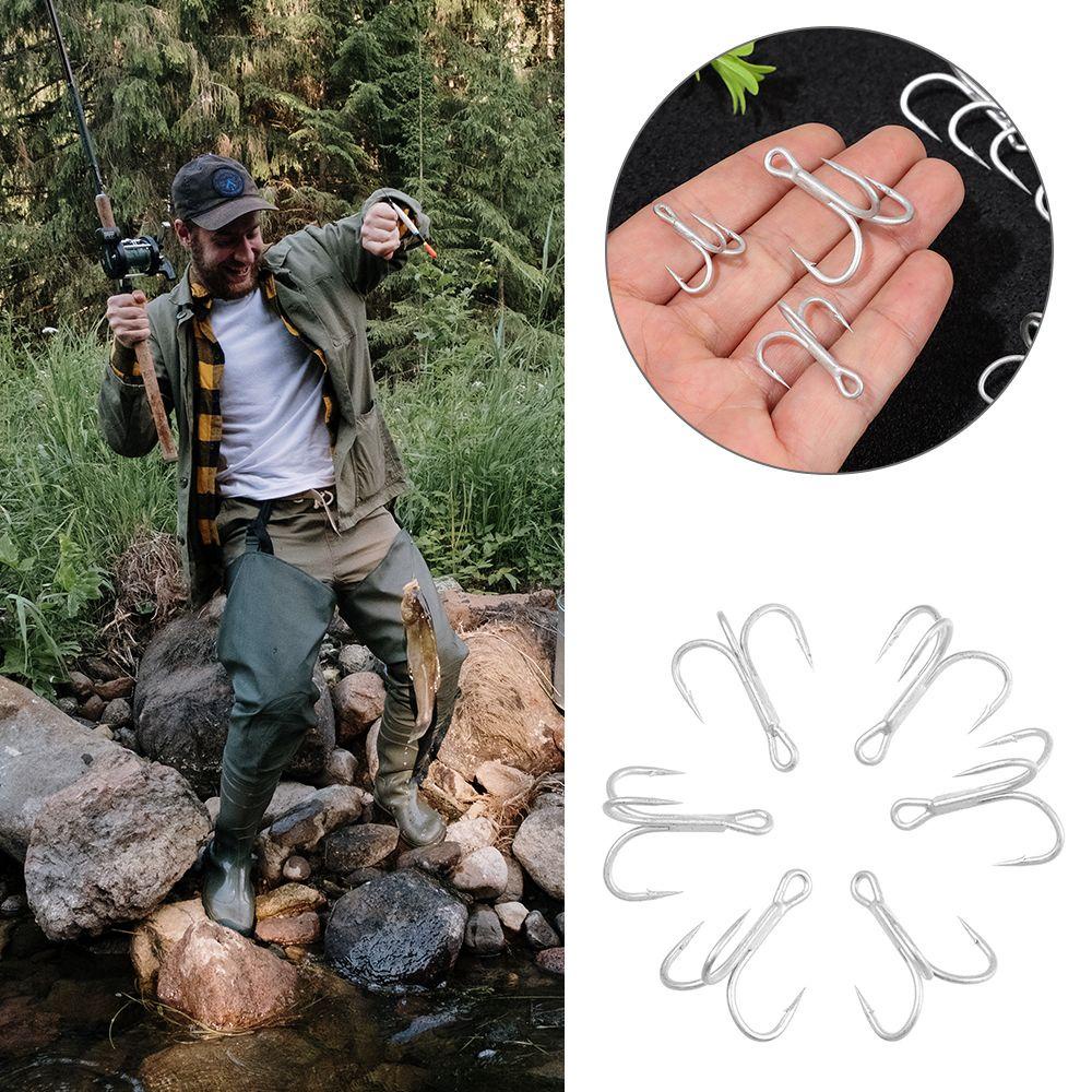 Bộ 10 Móc Câu Cá Sắc Bén Nhiều Kích Cỡ