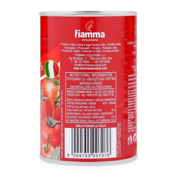 Cà chua xay nhuyễn Fiamma 400g