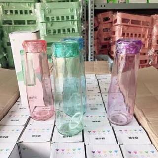 Bình đựng nước thuỷ tinh kim cương 420ml