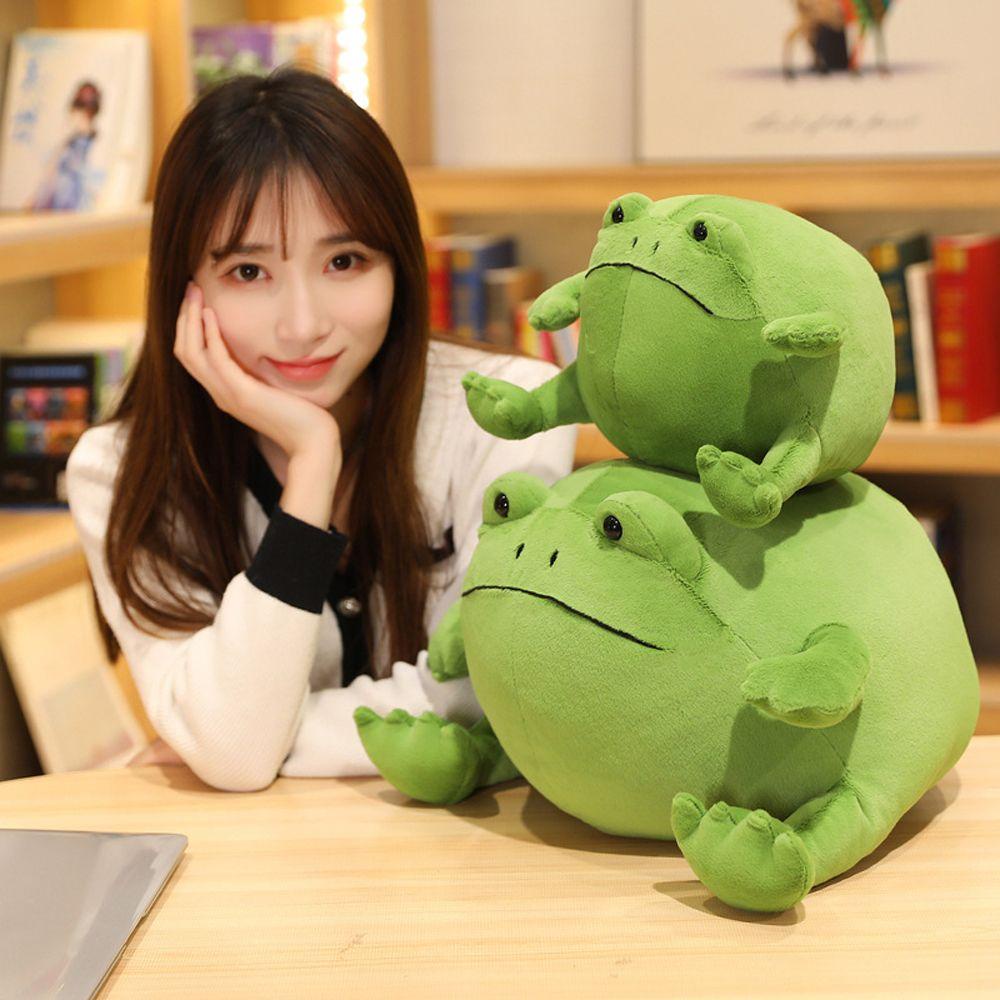 LILYES Chú Ếch Nhồi Bông Mềm Mại Đáng Yêu Trang Trí Phòng Bé