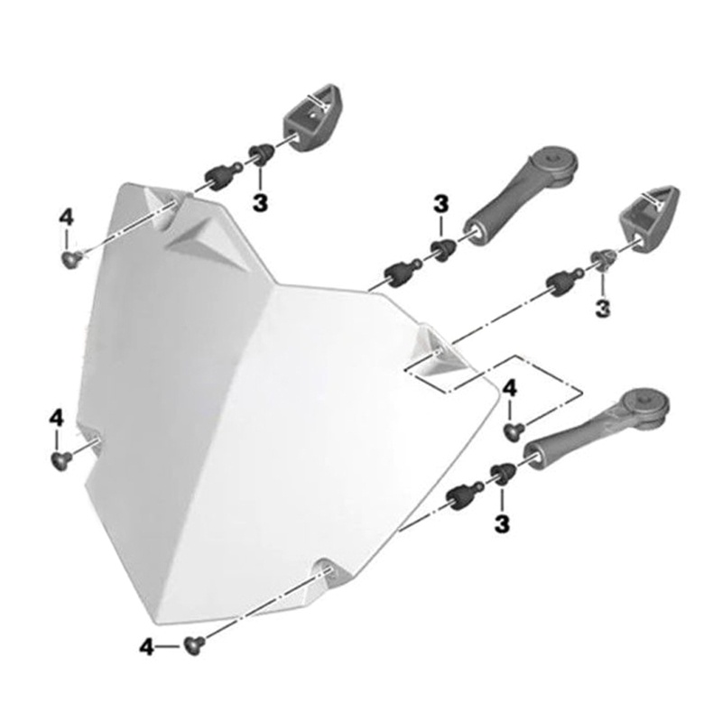 Ốp Bảo Vệ Đèn Pha Xe Máy R1200GS R1250GS ADV Chất Lượng Cao