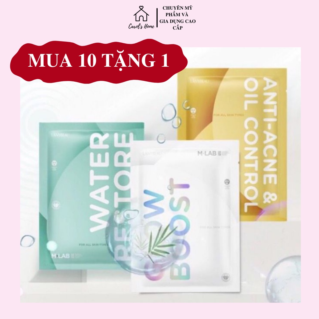 Mặt nạ sợi tre trắng da Mlab