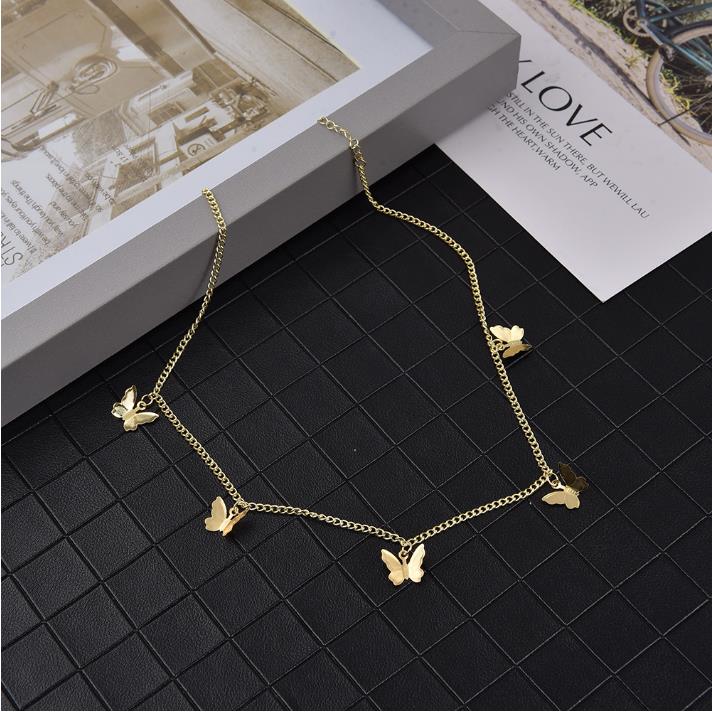 Vòng Cổ Choker Hình Bướm Dễ Thương Cho Nữ