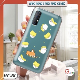 Ốp lưng điện thoại Oppo Reno 3 PRO/ FIND X2 Neo dẻo trong in hình